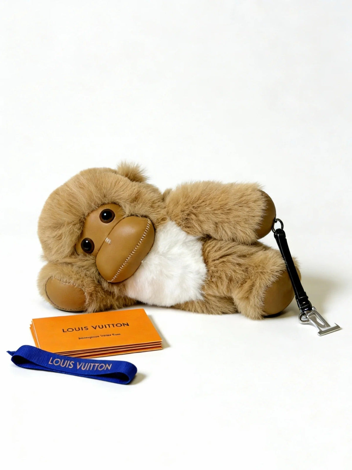 LV Monkey Brown and Beige Charm