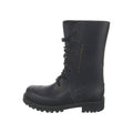 CHRISTIAN DIOR WIND BOOTS RUBBER EMBOSSED BLACK