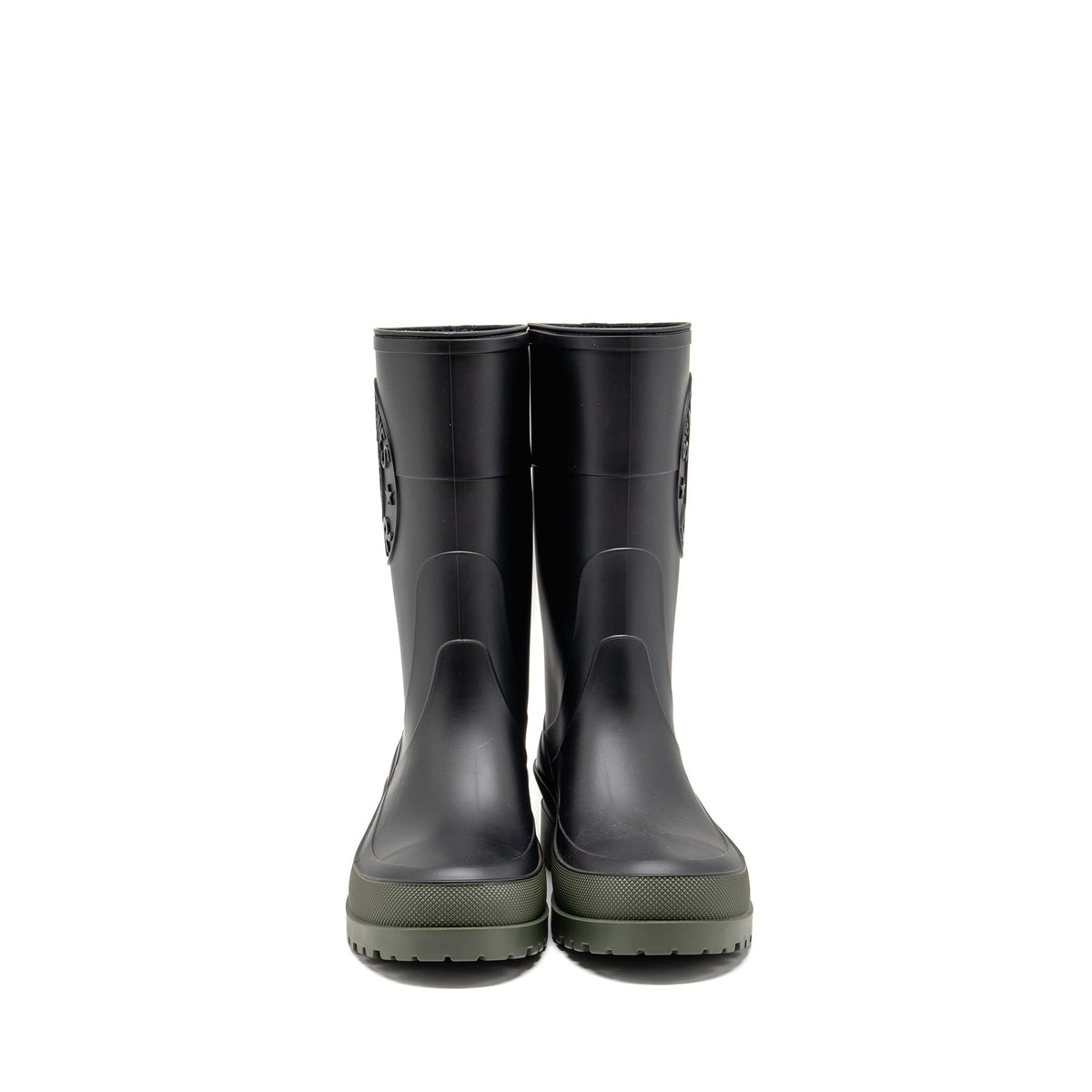 DIOR DIORUNION RAIN BOOT RUBBER BLACK/DARK GREEN