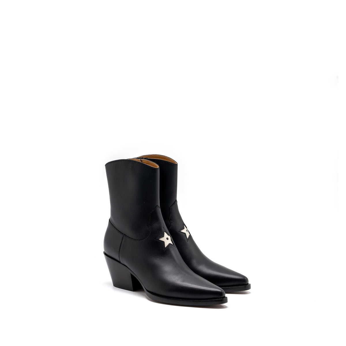DIOR DIOR L.A HEELED ANKLE BOOTS CALFSKIN BLACK