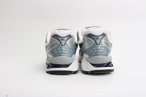 ASICS Unisex GEL-Kayano 14 "White / Light Navy" (Piedmont Grey Accent)