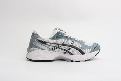 ASICS Unisex GEL-Kayano 14 "White / Light Navy" (Piedmont Grey Accent)