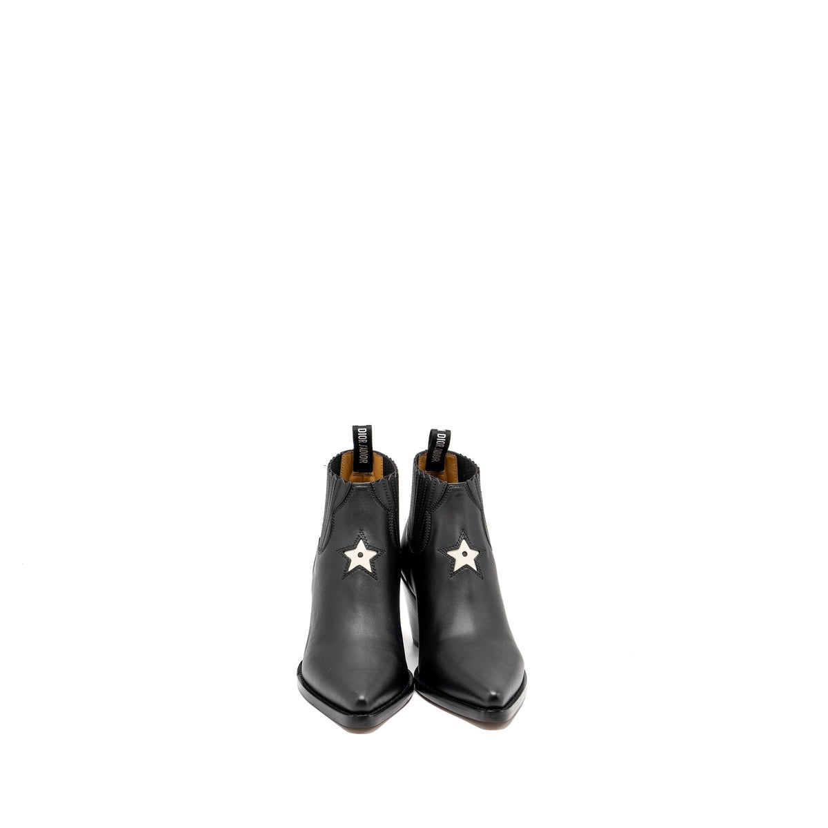DIOR L.A HEELED ANKLE BOOTS BLACK
