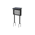 Gainstarx Solar Bug Zapper Outdoor Waterproof Electric Mosquito and Fly Zapper with Smart Light Sensor Rechargeable Solar Powered Trap for Patio, Backyard, Garden, Camping, and Indoor Use