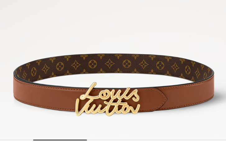 Louis Vuitton LV Script 30mm Reversible Belt