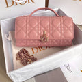 LADY 21 CHAIN BAG IN MUTED PINK LAMBSKIN