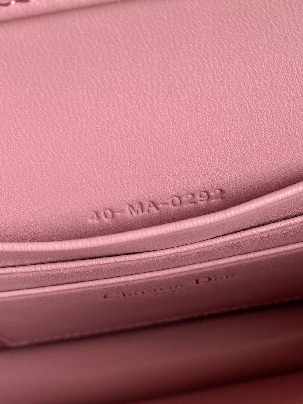 LADY 21 CHAIN BAG IN MUTED PINK LAMBSKIN
