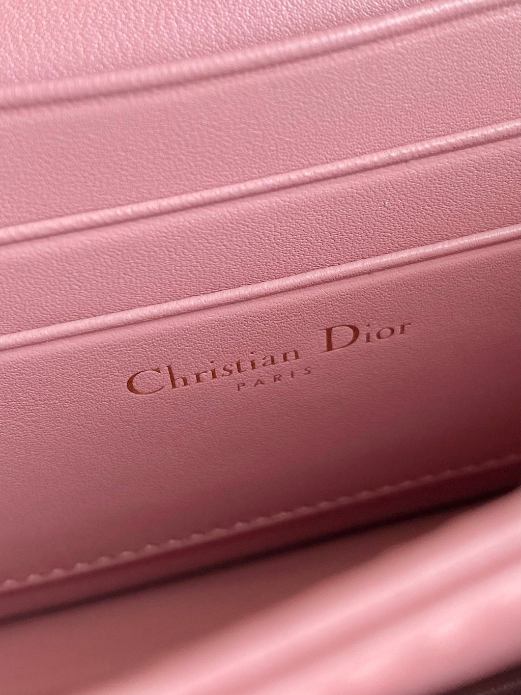 LADY 21 CHAIN BAG IN MUTED PINK LAMBSKIN