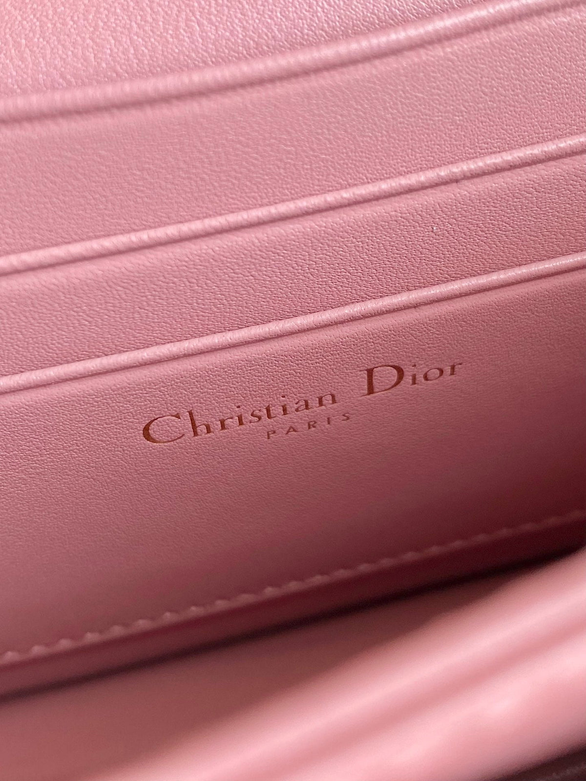 LADY 21 CHAIN BAG IN MUTED PINK LAMBSKIN