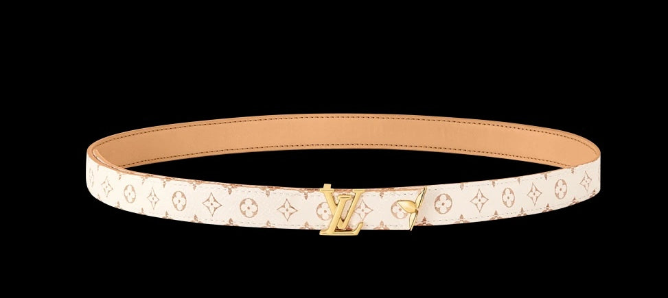 Louis Vuitton Pretty LV 20mm Reversible Belt Monogram Dune