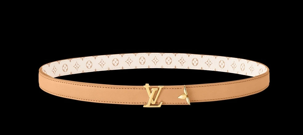 Louis Vuitton Pretty LV 20mm Reversible Belt Monogram Dune