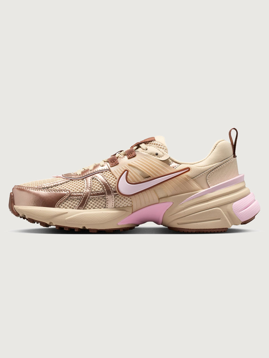 Nike V2k Run - Sanddrift/Pink Foam
