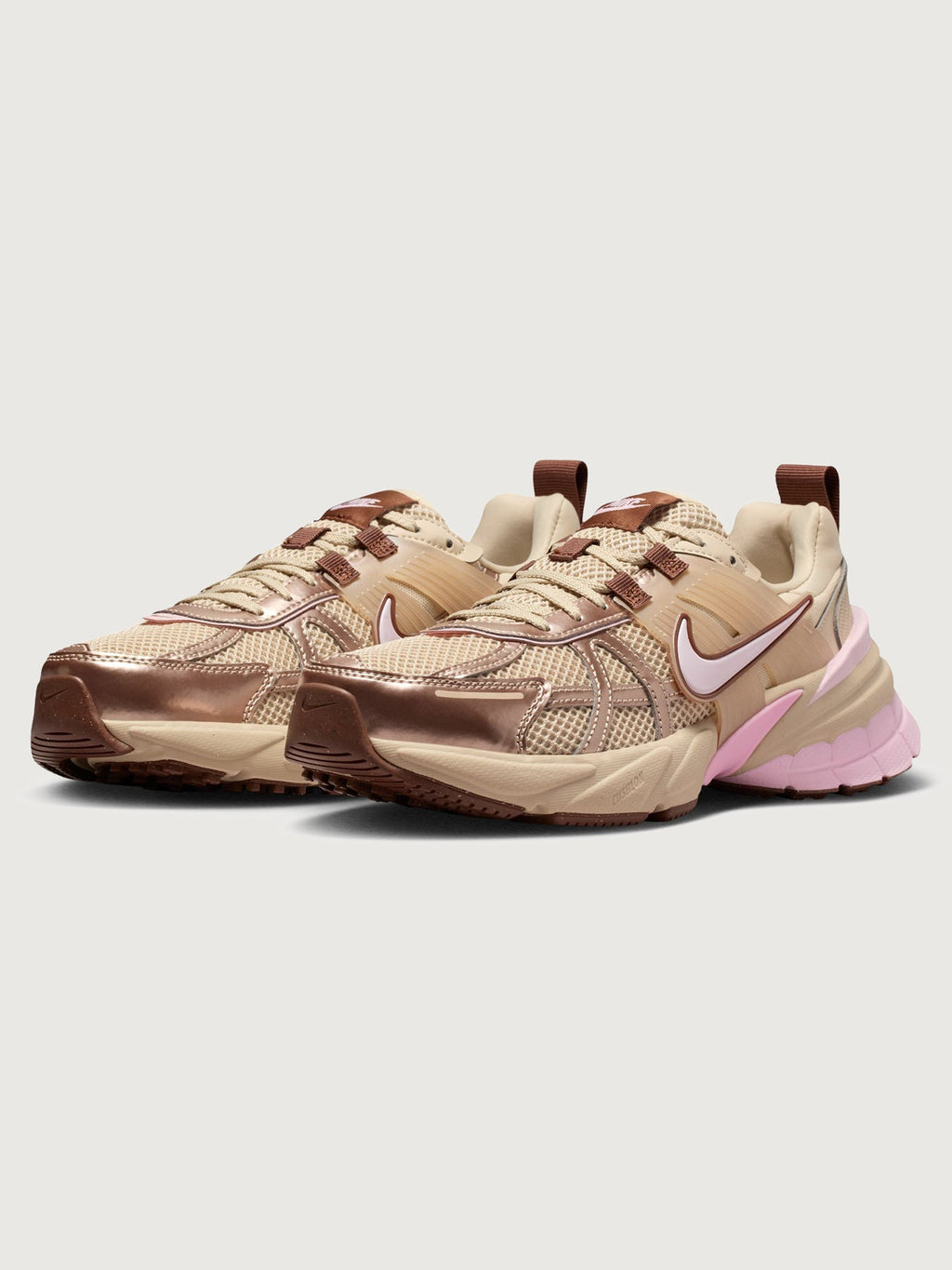 Nike V2k Run - Sanddrift/Pink Foam