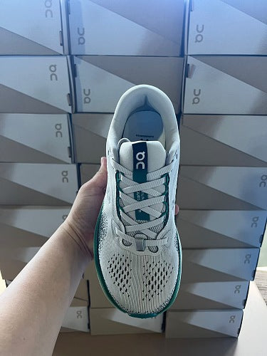 On Cloudsurfer White/Teal/Green
