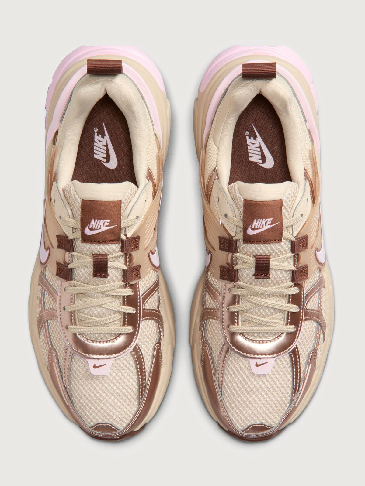 Nike V2k Run - Sanddrift/Pink Foam