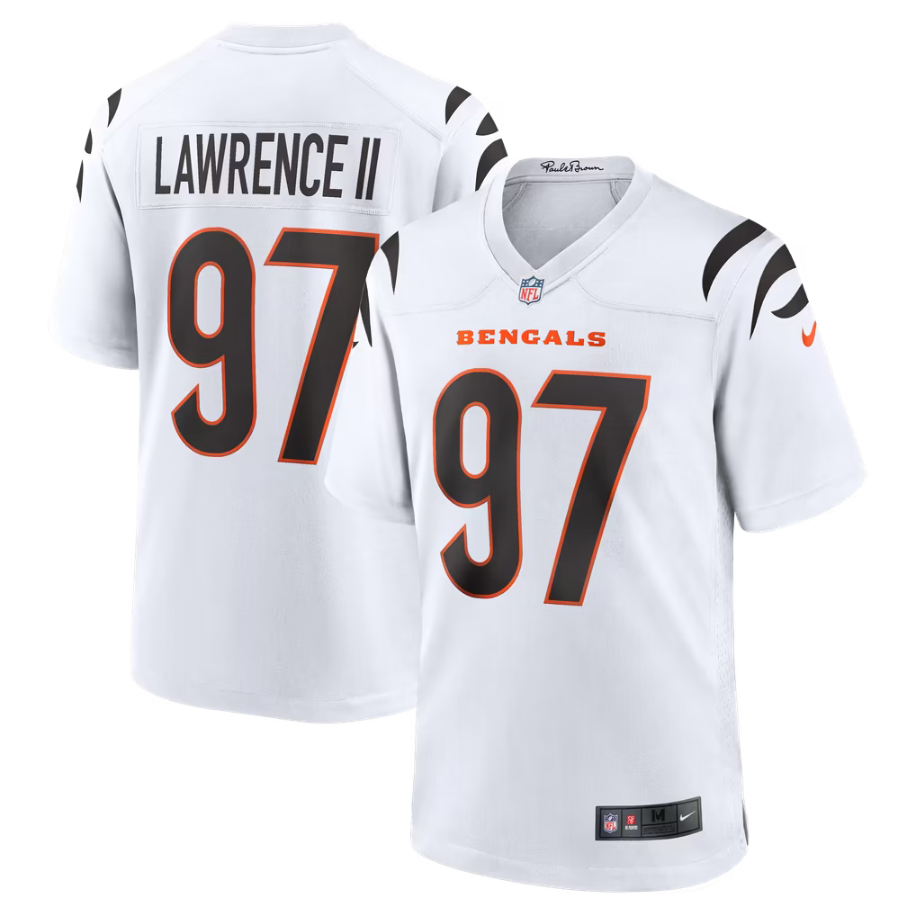 Dexter Lawrence II Cincinnati Bengals Jersey - White