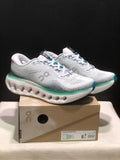 On Cloudsurfer White/Teal/Green