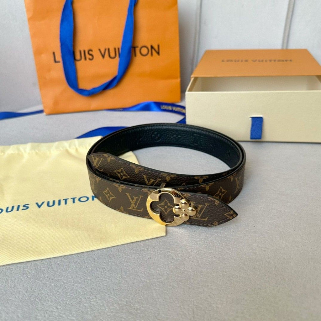 Louis Vuitton LV Flowergram Round 30MM Reversible Belt