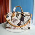 LV Getaway Speedy Soft 30 Crafty White in Canvas