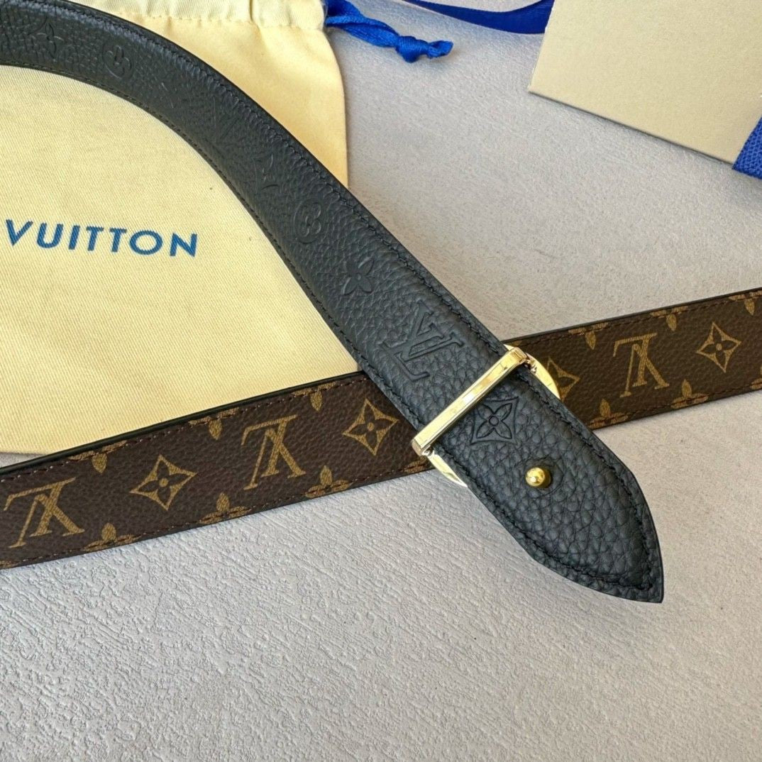 Louis Vuitton LV Flowergram Round 30MM Reversible Belt
