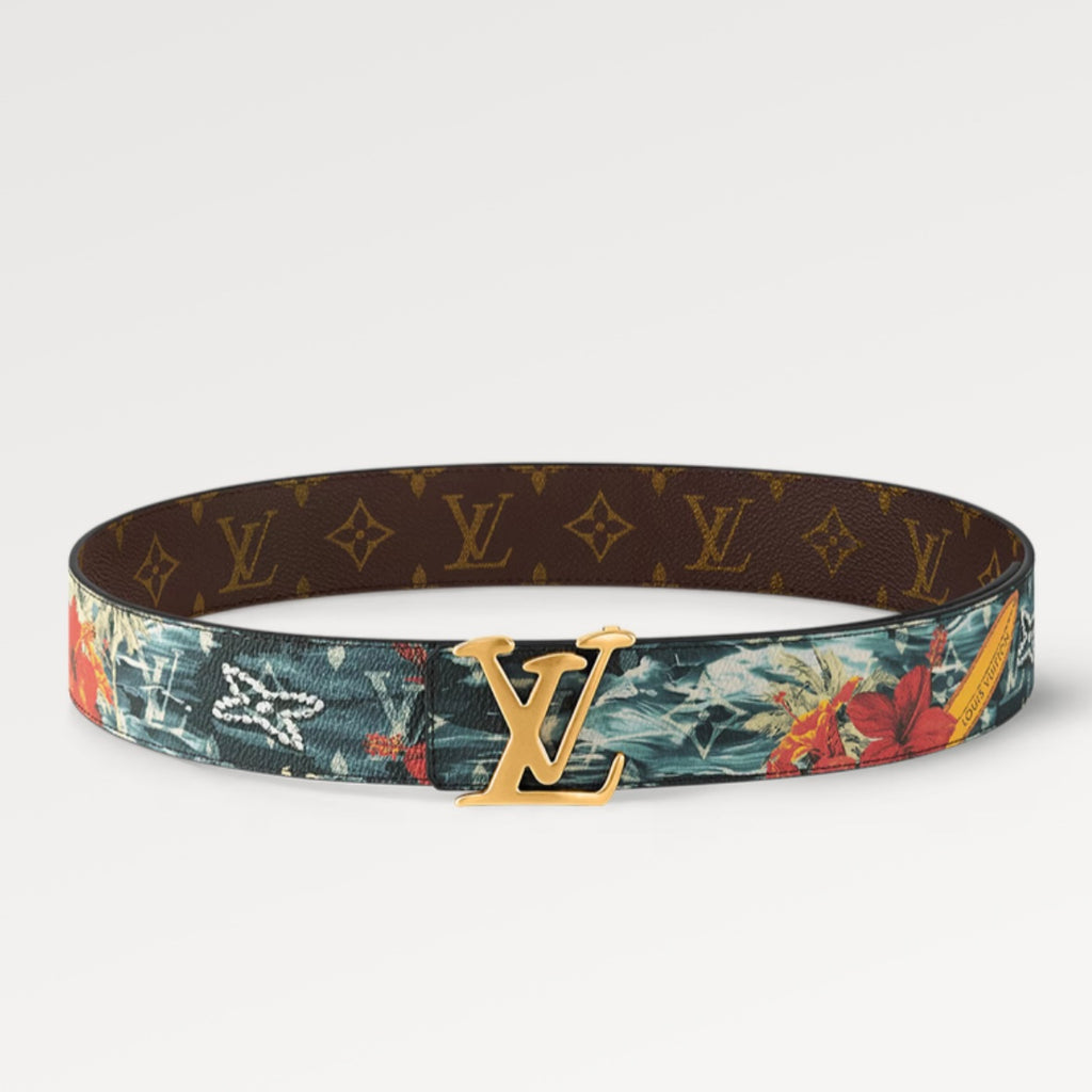Louis Vuitton LV Tag 40mm Reversible Belt Blue