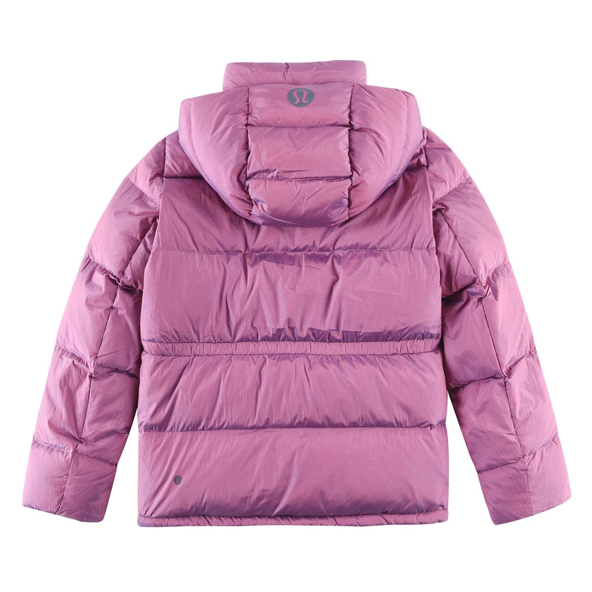 lululemon Women's Wunder Puff Water-Repellent Cropped Down Jacket in Heathered Plumful