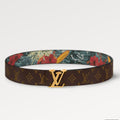 Louis Vuitton LV Tag 40mm Reversible Belt Blue
