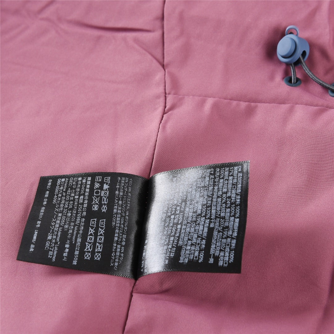 lululemon Women's Wunder Puff Water-Repellent Cropped Down Jacket in Heathered Plumful