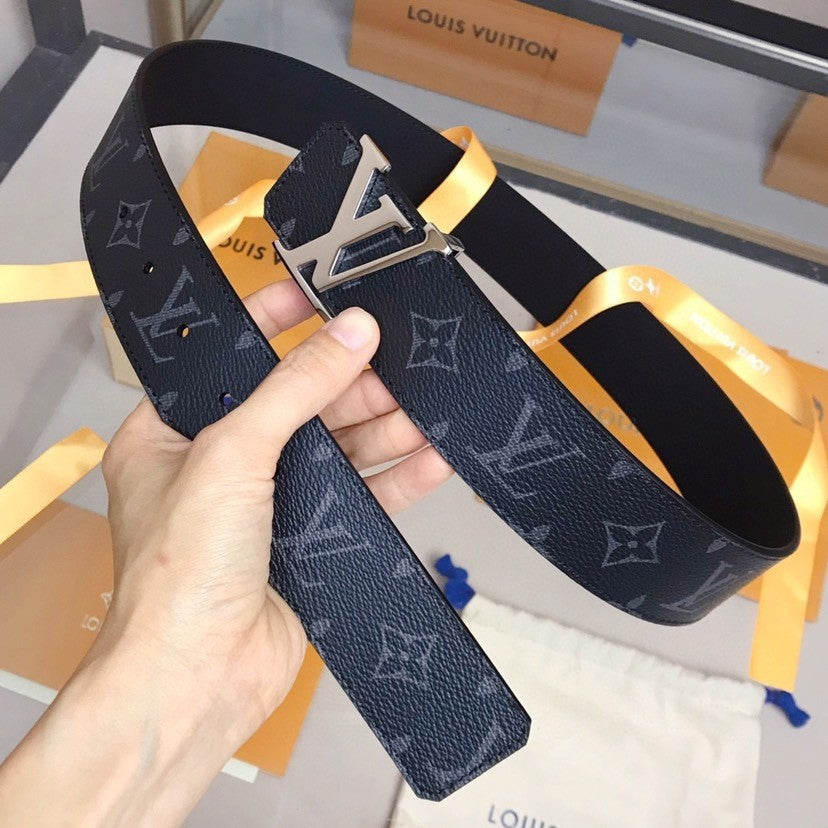 Louis Vuitton LV Initiales 40MM Reversible Belt Monogram Eclipse