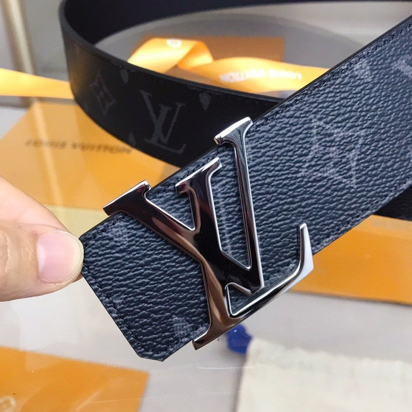 Louis Vuitton LV Initiales 40MM Reversible Belt Monogram Eclipse