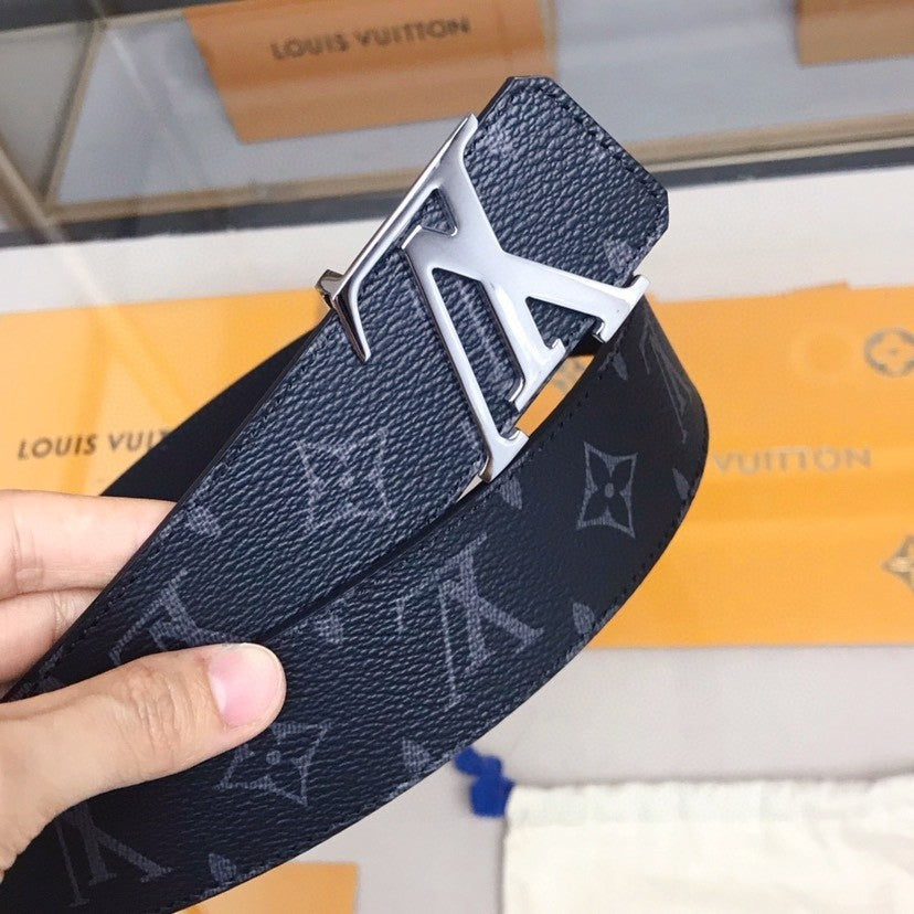 Louis Vuitton LV Initiales 40MM Reversible Belt Monogram Eclipse