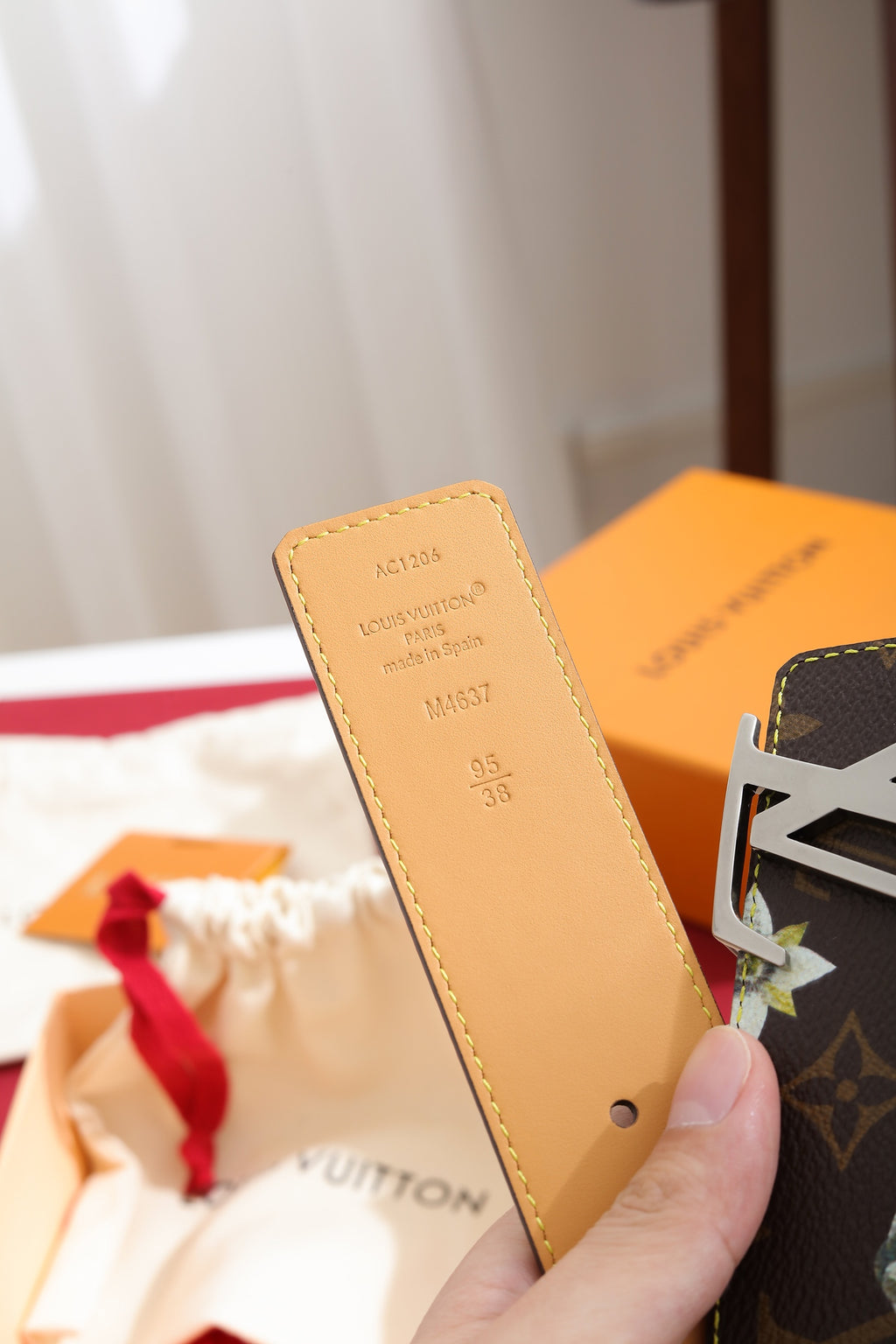 Louis Vuitton LV Initiales Monogram Flower 40mm Reversible Belt