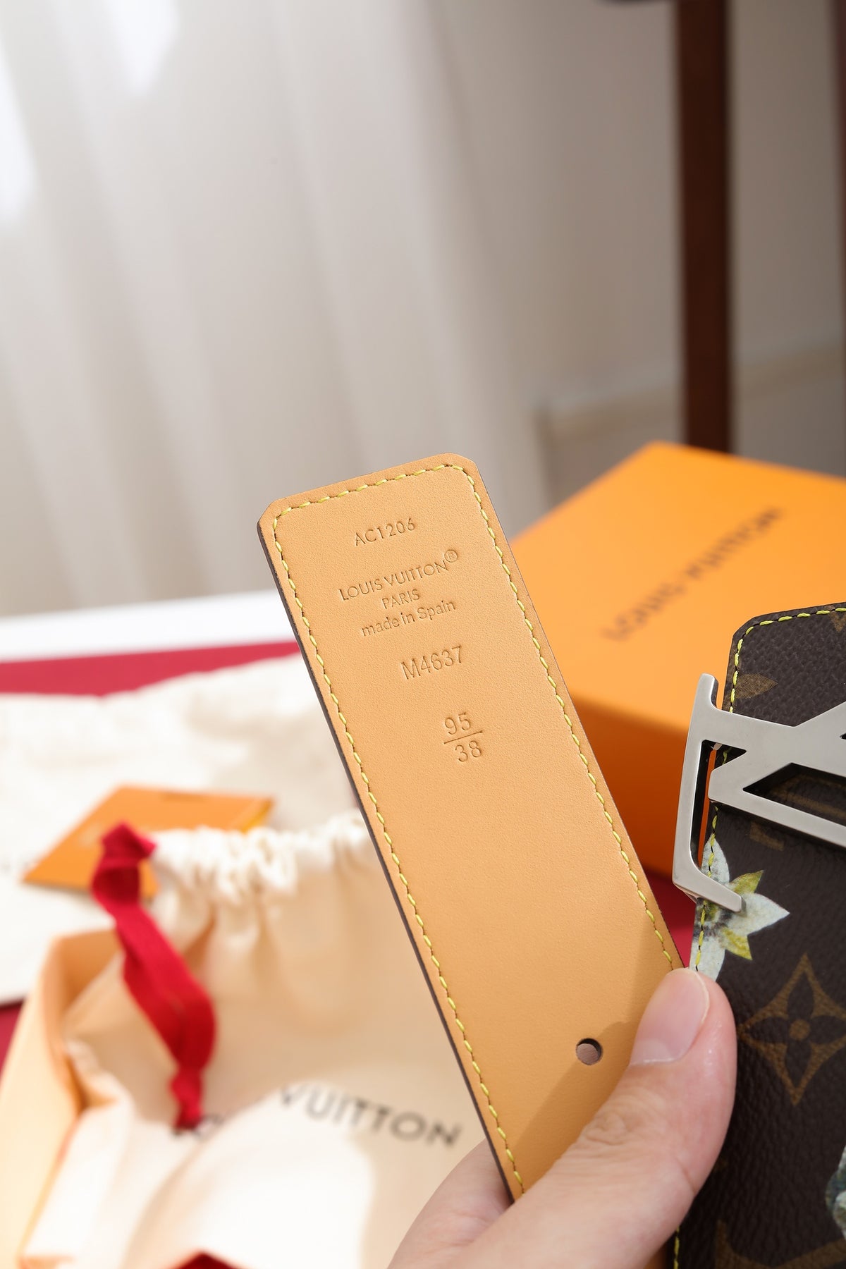 Louis Vuitton LV Initiales Monogram Flower 40mm Reversible Belt