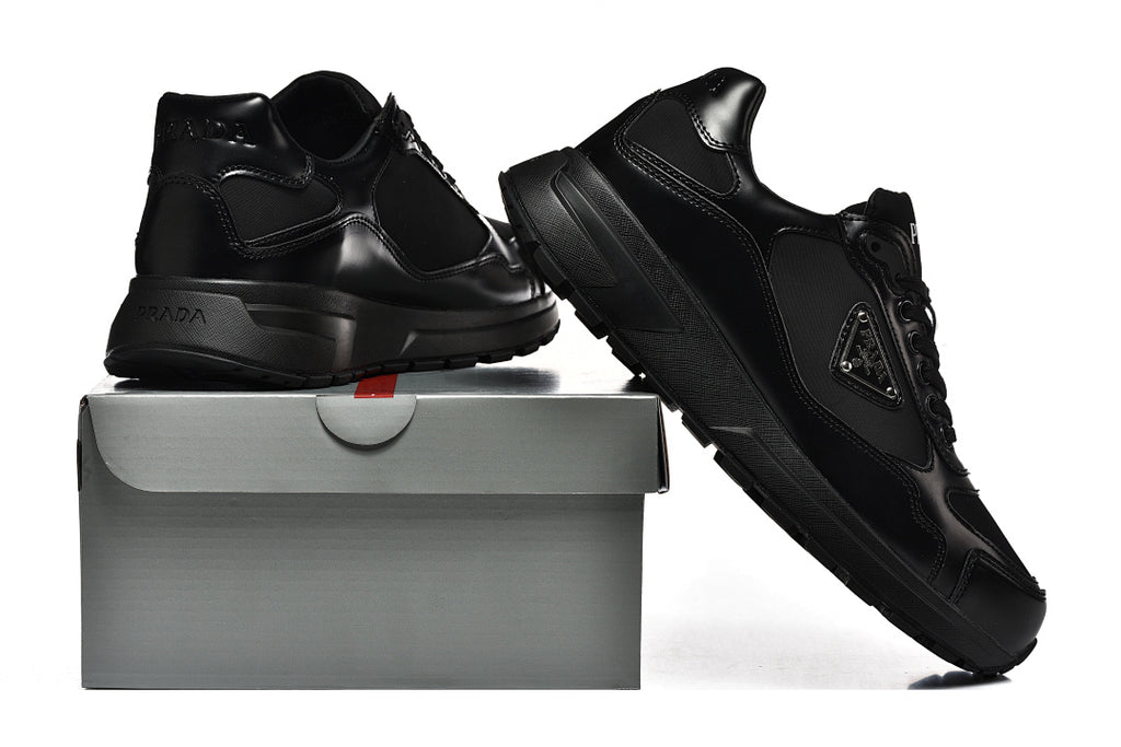 Prada Prax 01 Re-Nylon and Brushed Leather Black