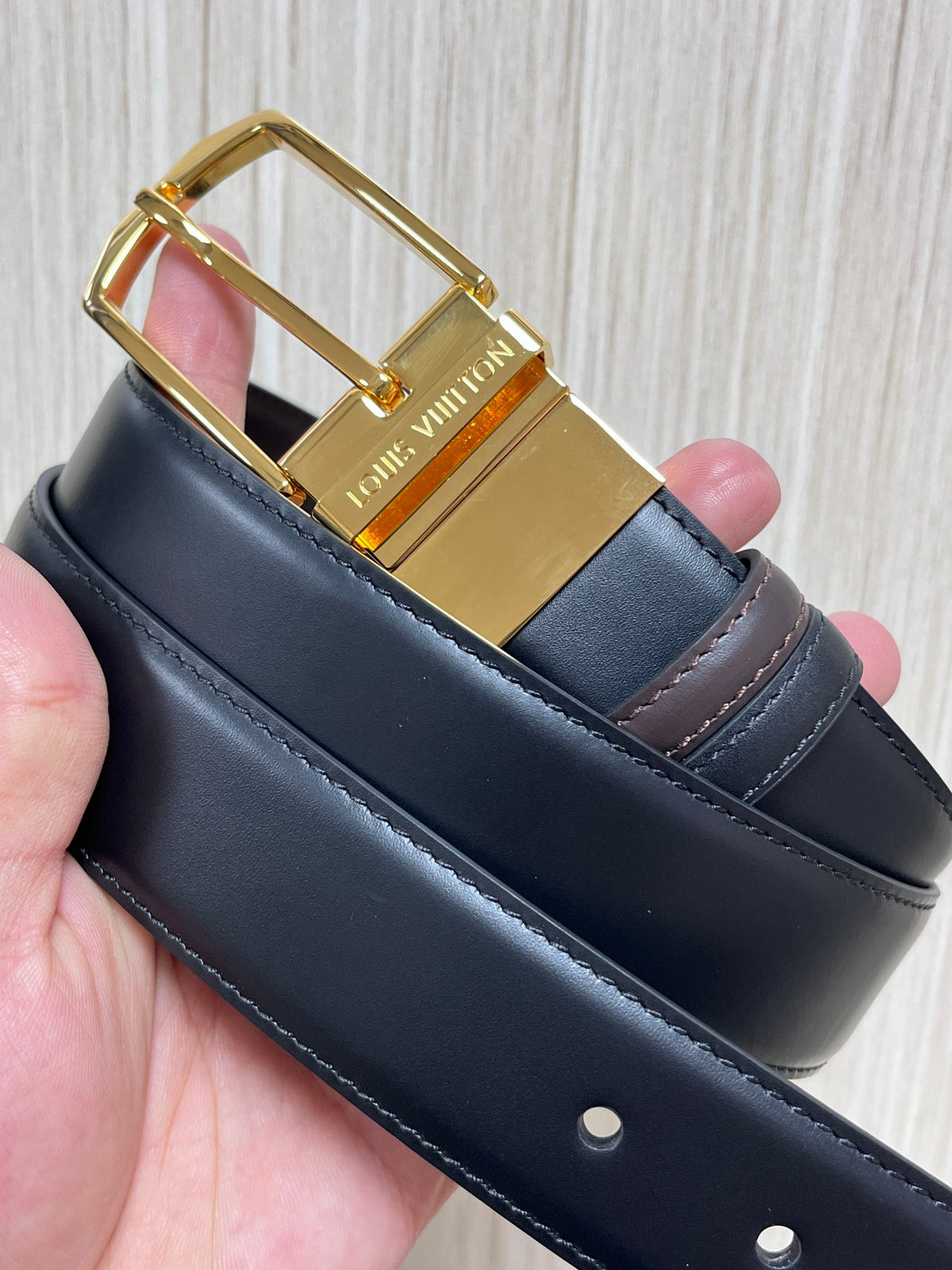 Louis Vuitton Pont Neuf Reversible 35MM Belt Smooth Leather