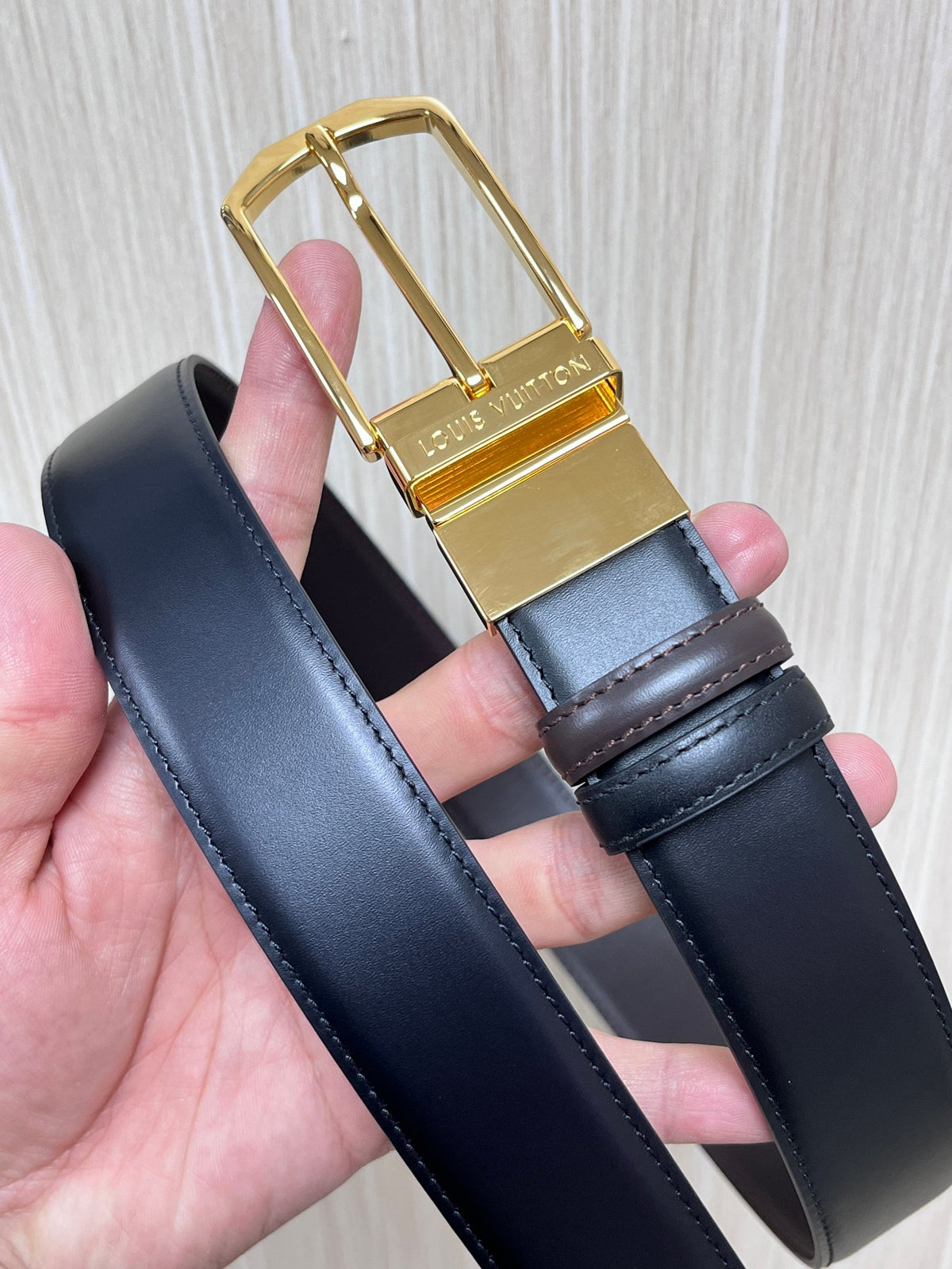Louis Vuitton Pont Neuf Reversible 35MM Belt Smooth Leather