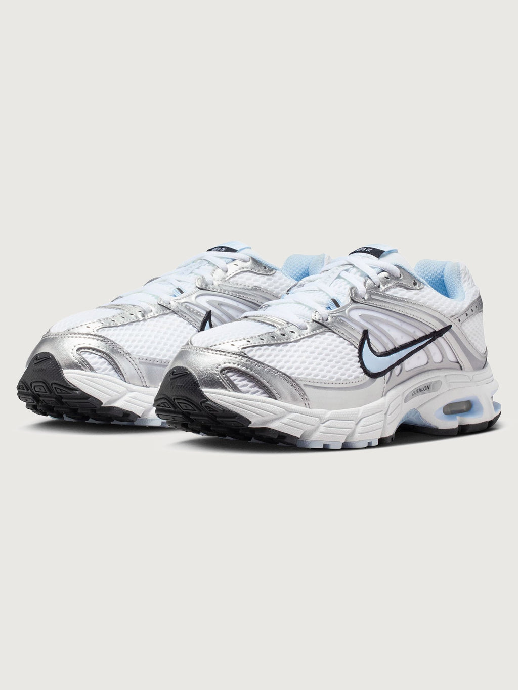 Nike Air Max Moto 2k - White/Hydrogen Blue/Metallic Silver