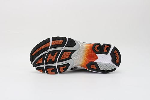 ASICS Unisex GEL-Kayano 14 "White / Piedmont Grey / Metropol Orange" (White Silver Orange Edition)