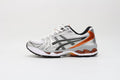 ASICS Unisex GEL-Kayano 14 "White / Piedmont Grey / Metropol Orange" (White Silver Orange Edition)