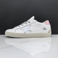 Golden Goose Super-Star White Leather Silver Pink