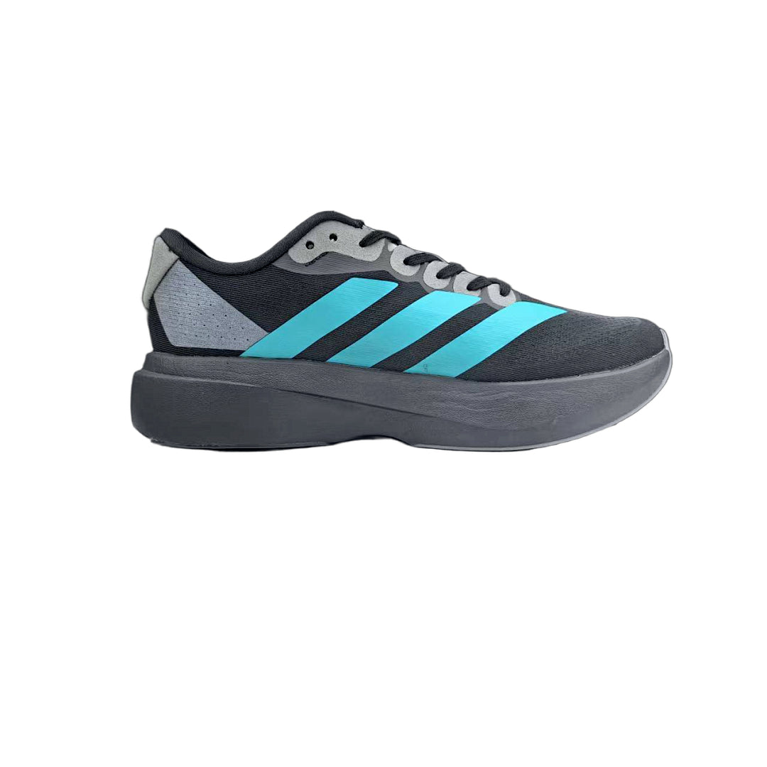 adidas Unisex Adizero Evo SL Core Black / Pure Teal / Grey Four