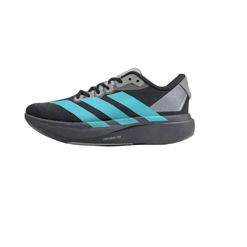 adidas Unisex Adizero Evo SL Core Black / Pure Teal / Grey Four