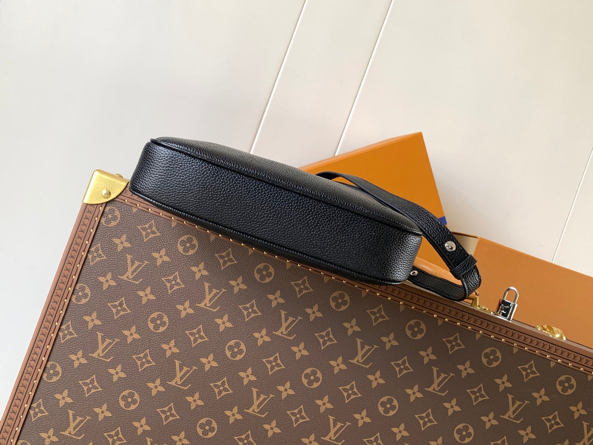 LV All Around PM Bag 25cm Black in Calfskin 287033
