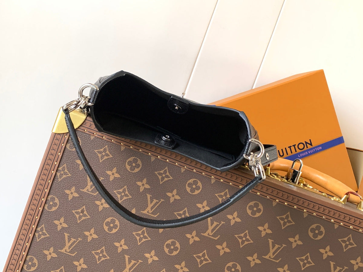 LV All Around PM Bag 25cm Black in Calfskin 287033