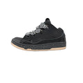 Lanvin Curb Sneakers 'Black Paint Splatter' - Gum Sole