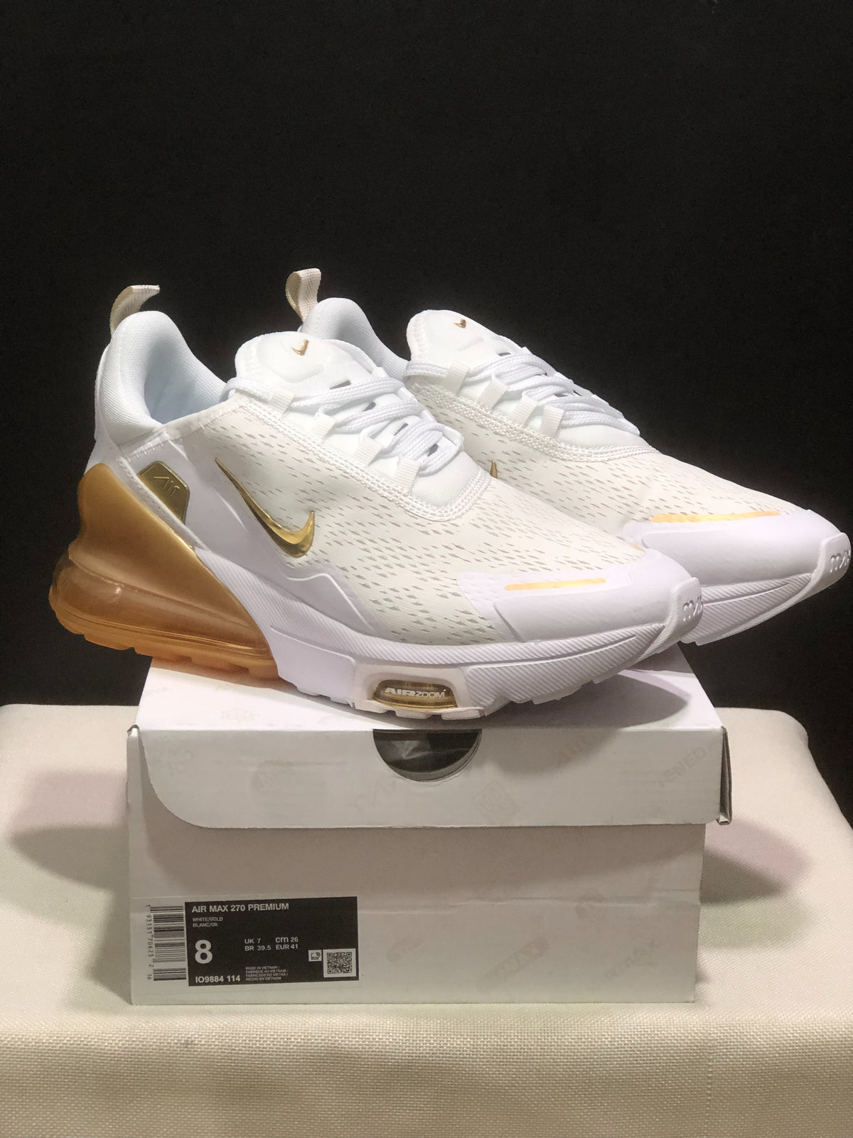 Air Max 270 Premium White/Gold