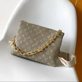 LV Coussin Bag 26 Greige in Cotton Denim 287007