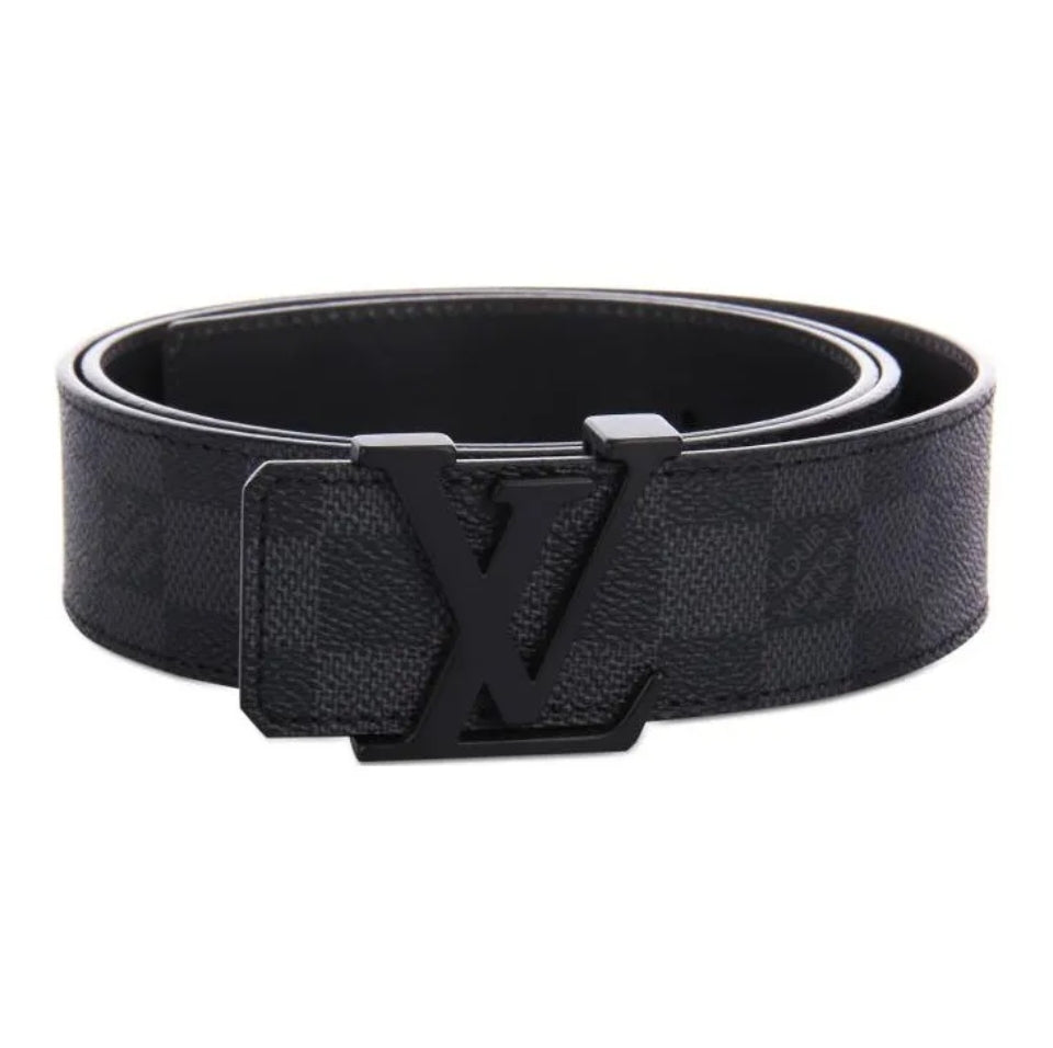 Louis Vuitton LV Initiales Damier Graphite 40mm Reversible Belt