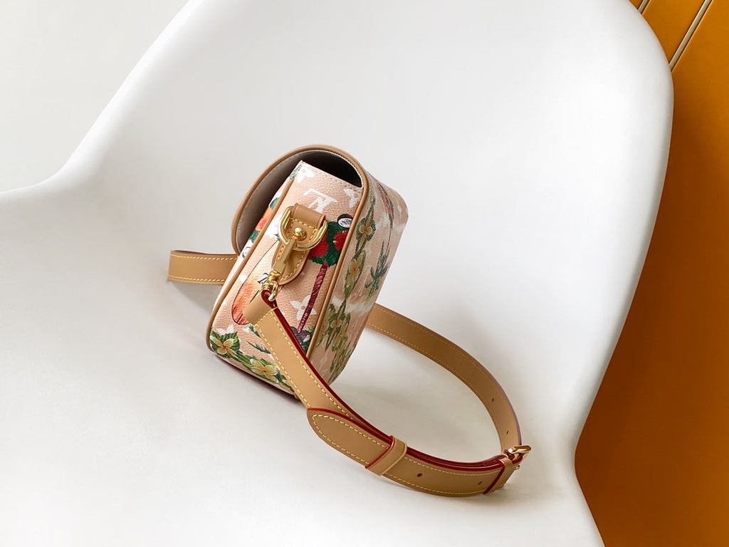 LV Montsouris Bag 20cm Pink in Monogram Surfin' coated Canvas 286944