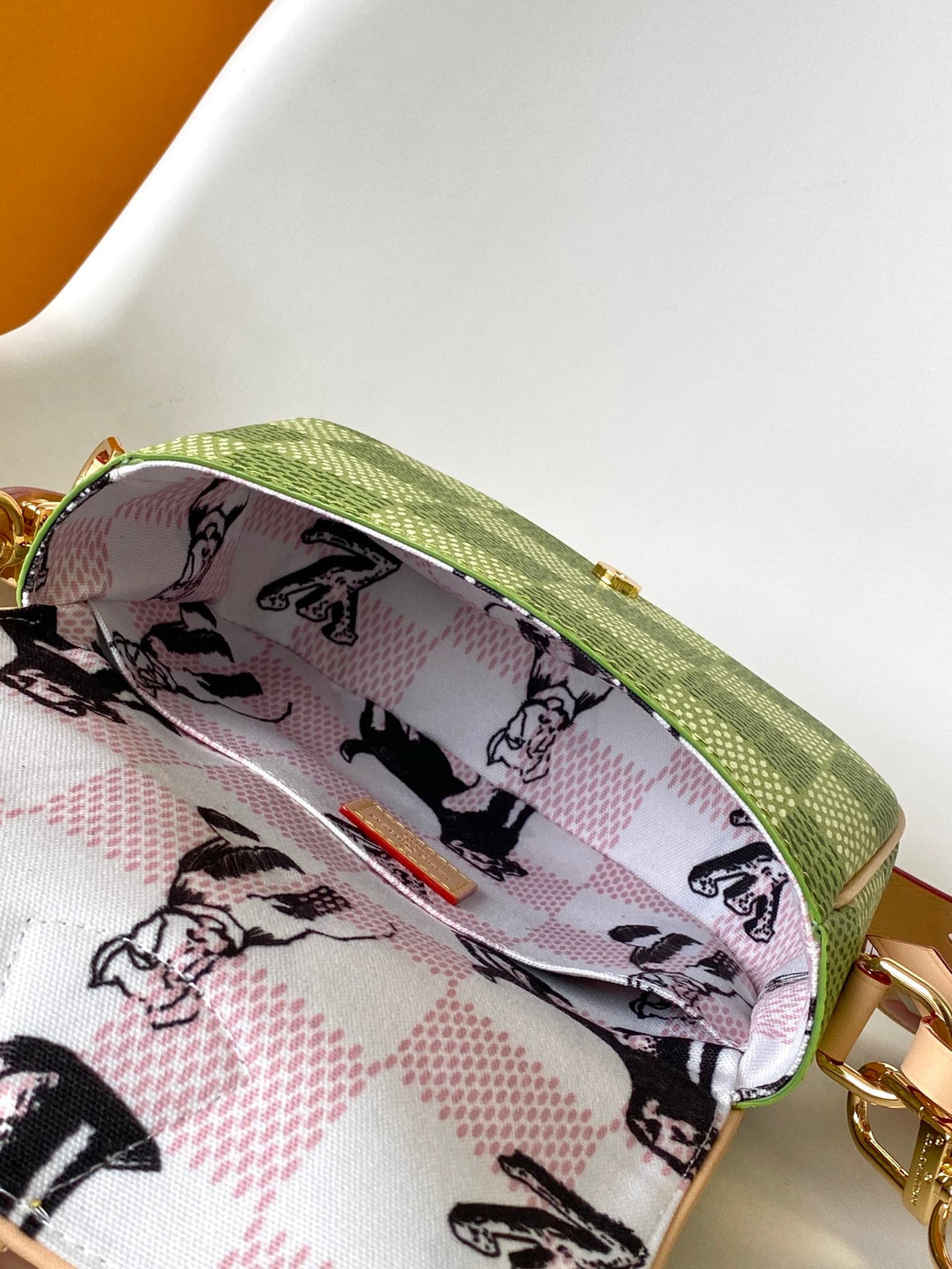 LV Montsouris Bag 20cm Green in Monogram Macassar coated canvas 286942